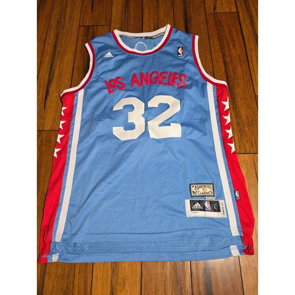 Adidas Hardwood Classics Blake Griffin Clippers Jersey Blue 1970-71 Braves Mens